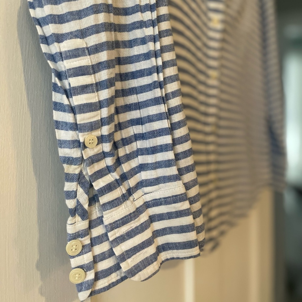 J.Crew Linen Button Up - Picture 6 of 7
